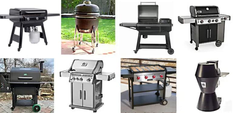 Top BBQ smoker designs for 2025 showing various smoker types.