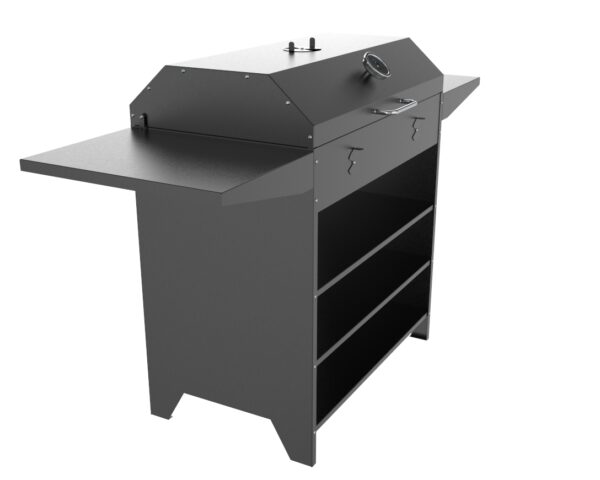 Completed DIY portable grill from the DIY portable grill plan