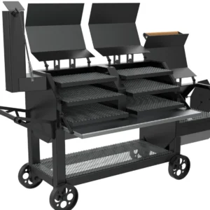 DIY BBQ smoker plans PDF with 4mm steel fabrication drawings and dimensions